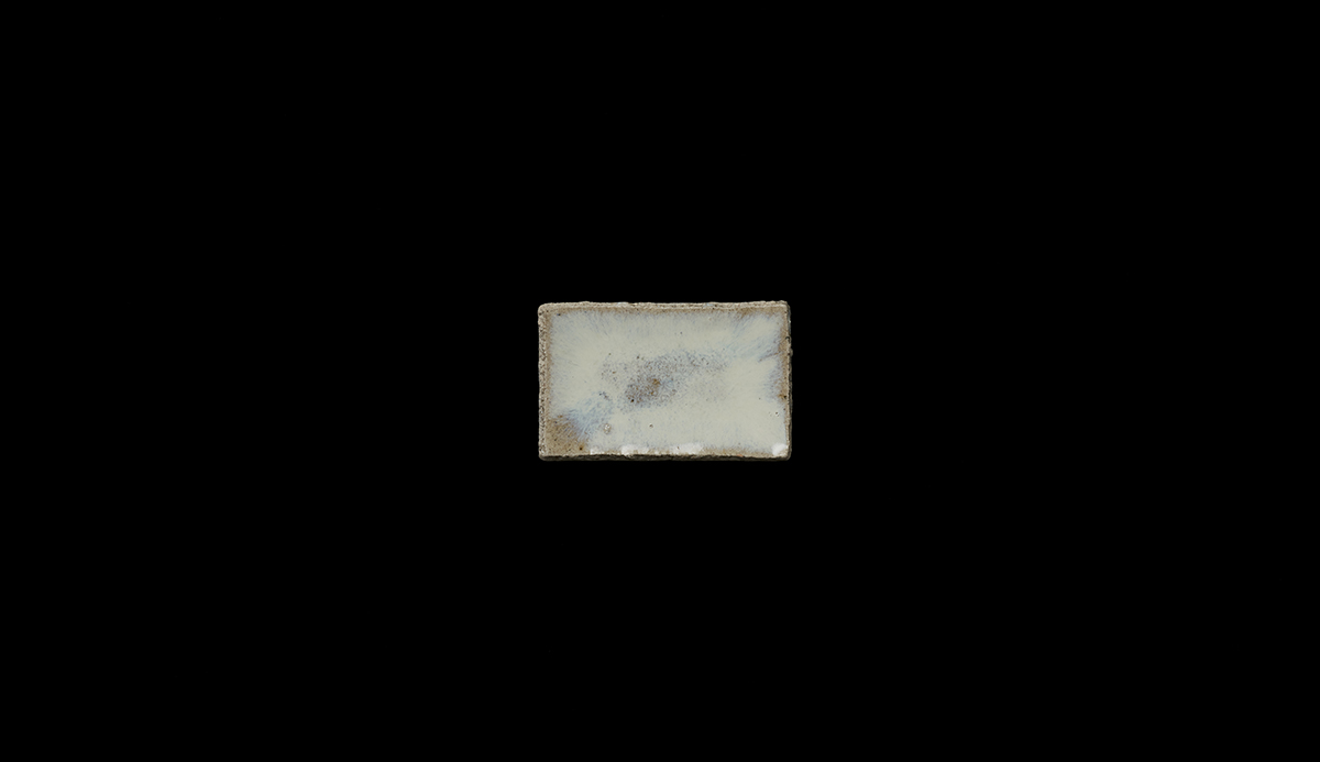斑唐津長方板皿Speckled Karatsu Rectangular Plate