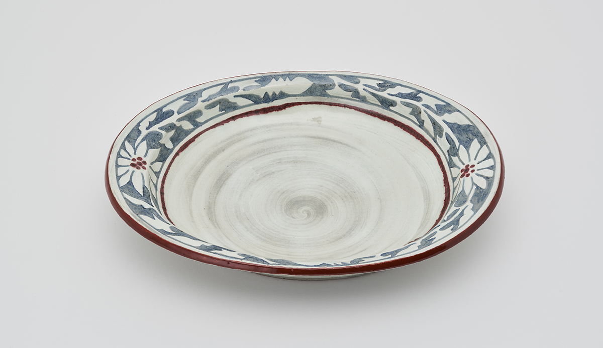Flowering Plant Oval Plate (LL)